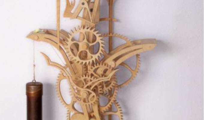 Деревянные часы (6 фото)