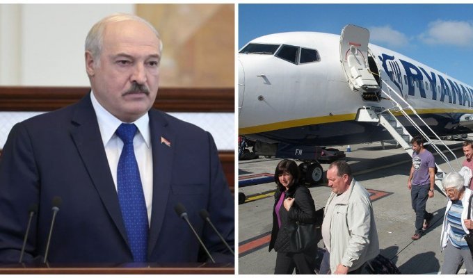 «Мы действовали законно»: Лукашенко прокомментировал инцидент с самолетом Ryanair (7 фото + 2 видео)