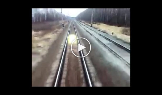 НЛО гонится за поездом. Нижний Новгород - Ижевск