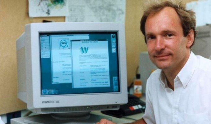 Каким был самый первый сайт в мире (1 фото)