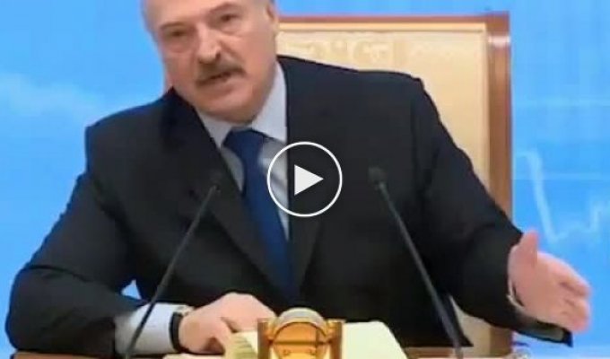 Лукашенко отчитывает чиновников