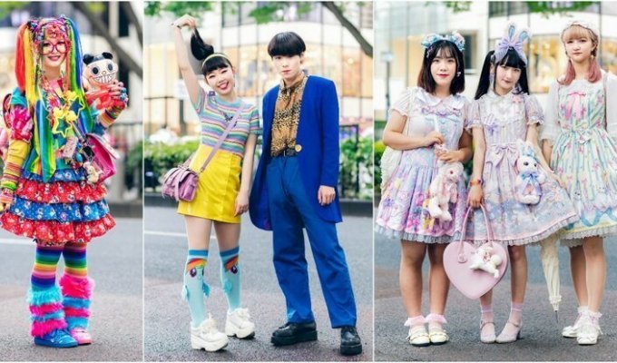 Подборка модных персонажей с улиц Токио (41 фото)