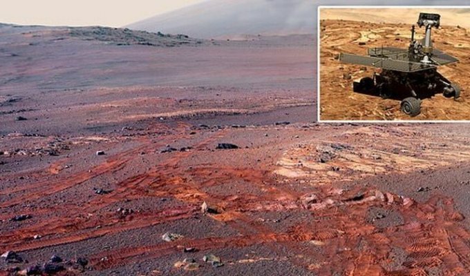 Потрясающая панорама Марса: кладбище марсохода Opportunity (6 фото + 1 видео)
