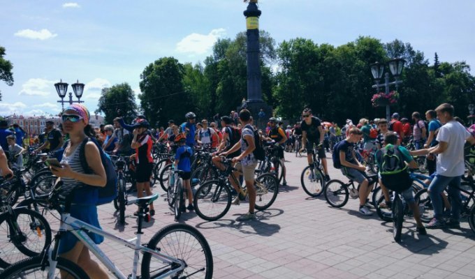 Полтава присоединилась к Всеукраинскому велопараду