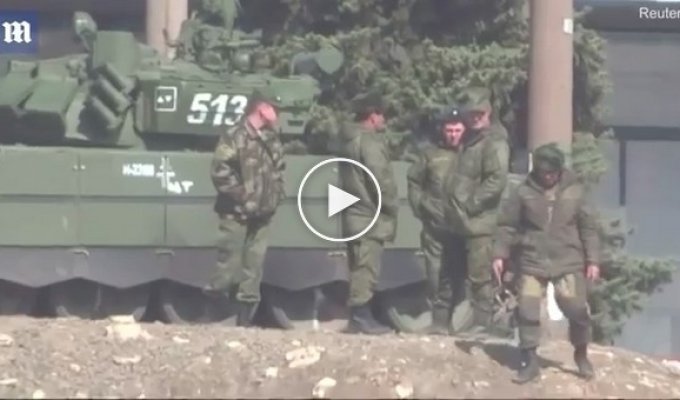 Передвижение российских танков к границе Украины