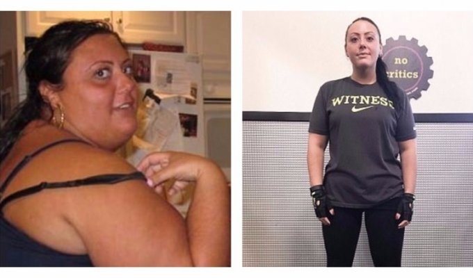 Женщина весом 180 кг сбросила более 100 кг только с помощью диеты и спорта (11 фото)