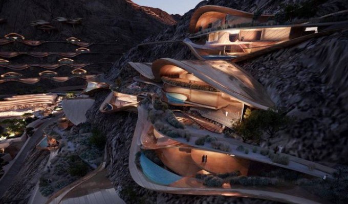 Саудовская Аравия показала проект отелей W и JW Marriott в горном курорте Trojena (4 фото)