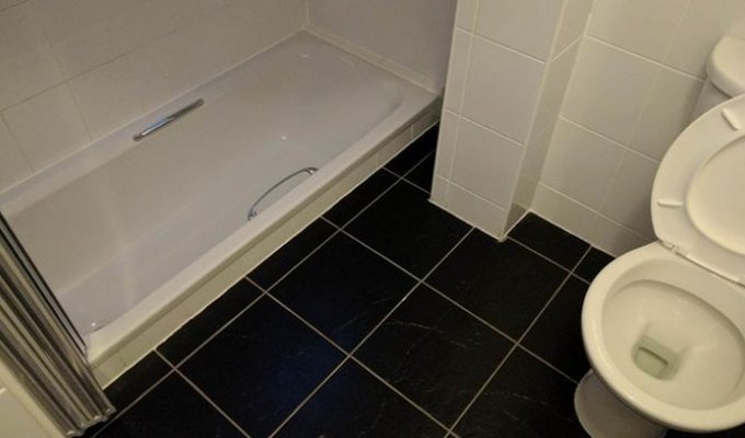 Необычные ванные комнаты в британском отеле (3 фото)