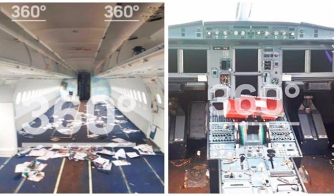 СМИ опубликовали снимки салона самолета А321, совершившего аварийную посадку (5 фото + 1 видео)