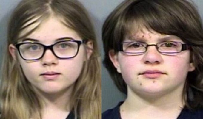 Чтобы ублажить Слендермена 12-летние девочки попытались убить подругу (13 фото)