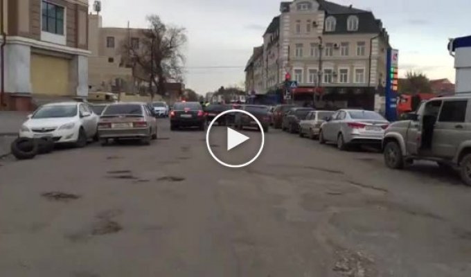 Нападение на сотрудников ГИБДД в Казани