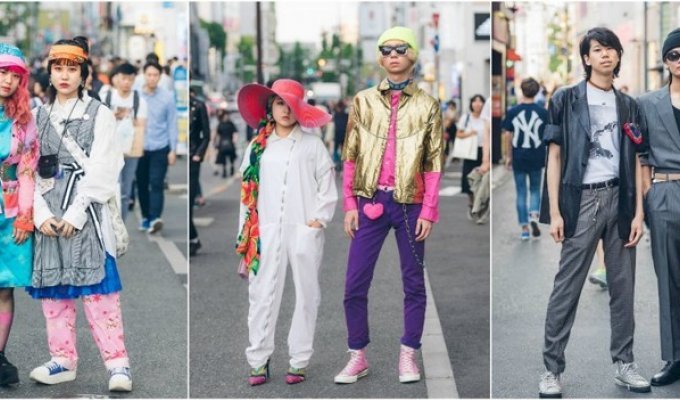 Модные персонажи на улицах Токио (36 фото)