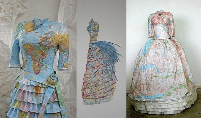 Викторианская колонизаторская мода: бумажные платья Сьюзен Стокуэлл (6 фото)