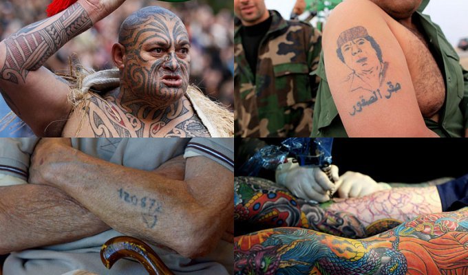 Татуировки из разных стран (36 фото)