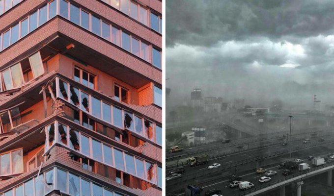 Разрушенная Москва. Как Москва пережила апрельский апокалипсис (26 фото)