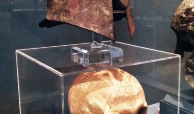 Останки воина-гоплита, павшего в бою, стали музейным экспонатом (4 фото)
