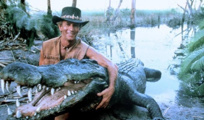 Как снимали фильм "Данди по прозвищу "Крокодил" (8 фото)