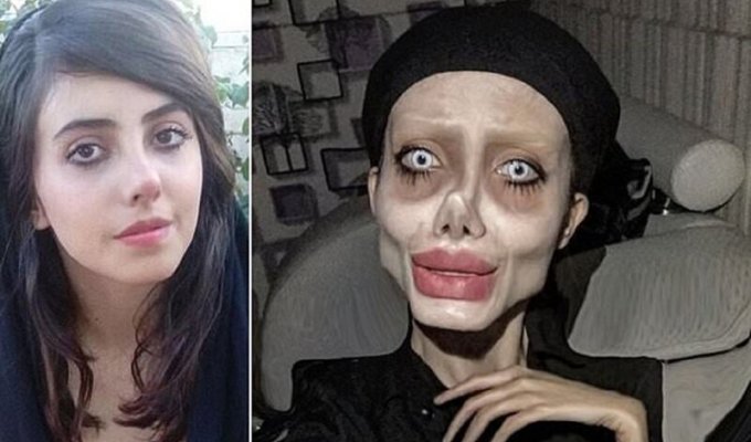 Зомби-двойник Анджелины Джоли умирает от коронавируса (7 фото)