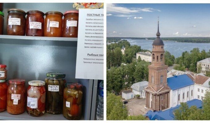 В Калужской области собор начал продавать консервацию, предназначенную для бедных (9 фото)