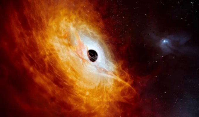 Астрономы обнаружили самый яркий объект Вселенной (3 фото)