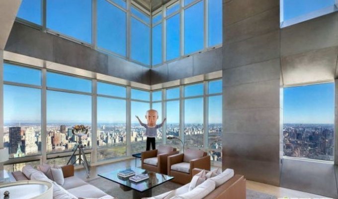 Шикарные апартаменты в Нью-Йорке стоимостью в 115 миллионов долларов (18 фото)