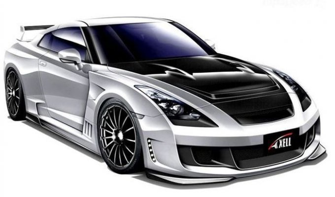 Тюнинг-кит для Nissan GT-R от ателье Axell Auto (2 фото)