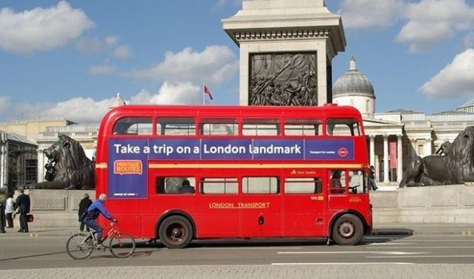 История двухэтажного лондонского автобуса (17 фото)