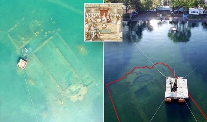 Турецкий археолог нашел на дне озера развалины легендарного собора (13 фото)