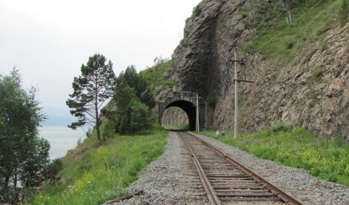 Кругобайкальская железная дорога (67 фото)