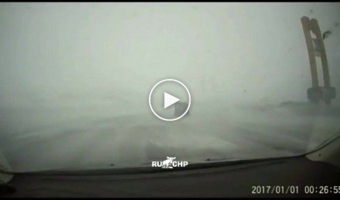 Эталонные действия водителя Газели в сложных погодных условиях