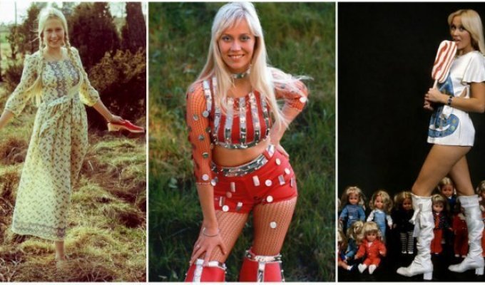 Агнета Фальцког - милая блондинка из ABBA (23 фото)