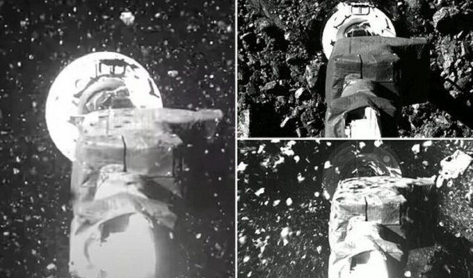 Посадка на астероид: уникальные кадры с космического зонда OSIRIS-REx (4 фото + 1 видео)