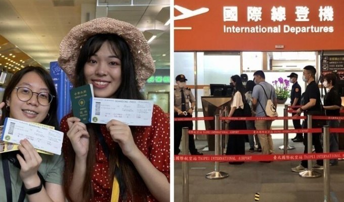 Полёты понарошку: на Тайване открыли аэропорты для тоскующих по путешествиям (5 фото)