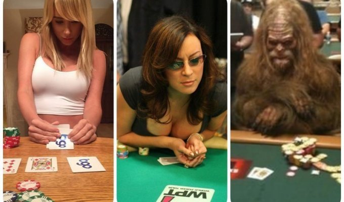 Кого только не встретишь за покерным столом (18 фото)