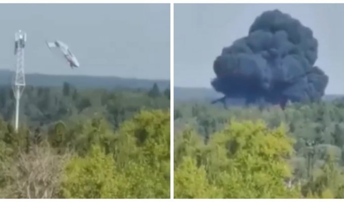 В Подмосковье разбился опытный образец самолета Ил-112В (3 фото + 3 видео)