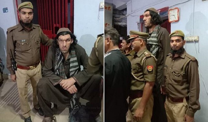 Афганца-гиганта не пустили в индийский отель (5 фото)