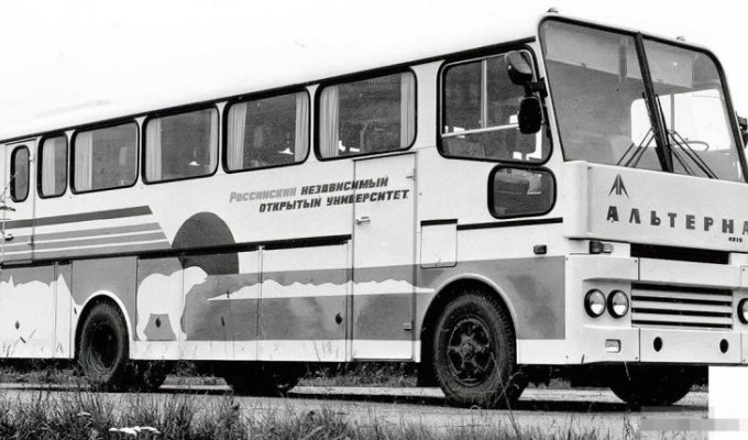 История создания автобуса "Альтерна" (18 фото)