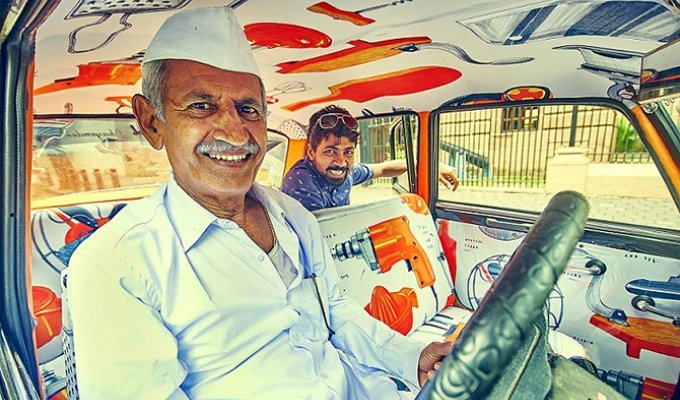 Удивительнейшие такси в Мумбае (21 фото)