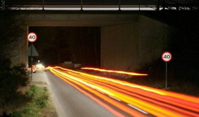  Игры света на дороге (53 Фото)