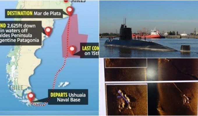 В Атлантическом океане обнаружили пропадавшую год подводную лодку (8 фото)