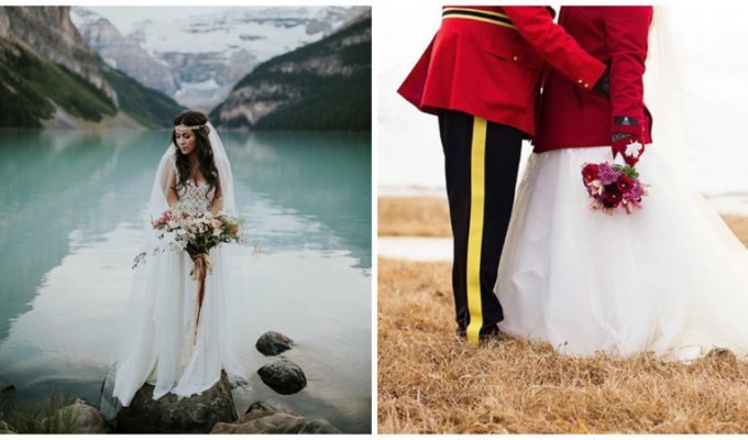 Какие свадебные фотографии принято делать в Канаде (25 фото)