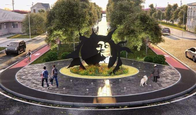 Караганда: монумент "Звезде по имени Солнце" (7 фото)