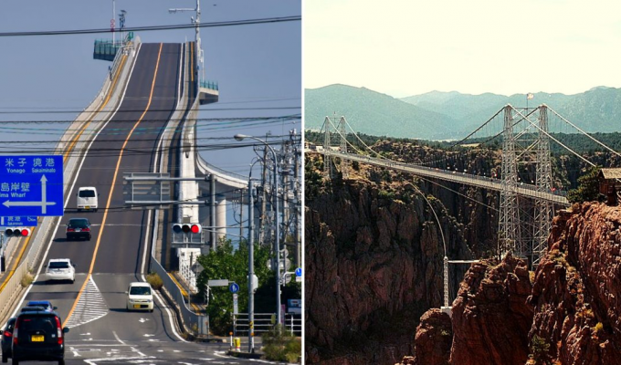 15 самых страшных и опасных мостов в мире (16 фото)