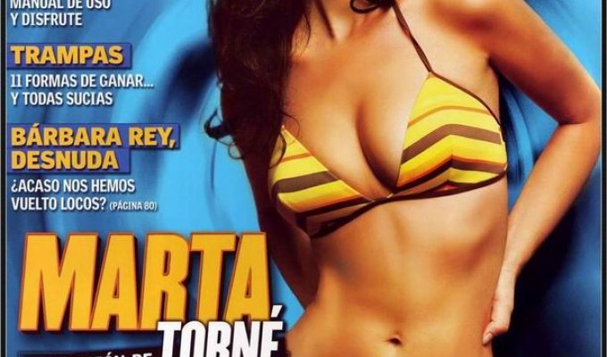 Marta Torne в журнале Maxim (8 фото)