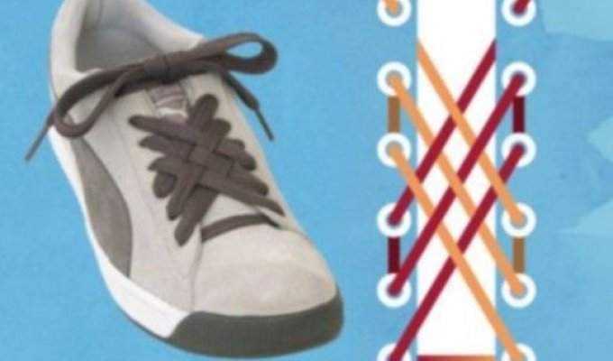 15 способов завязывать шнурки.....