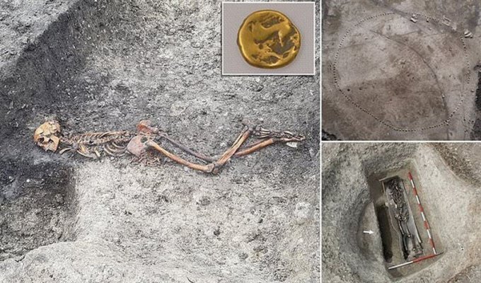В Великобритании нашли скелет со связанными руками (9 фото)