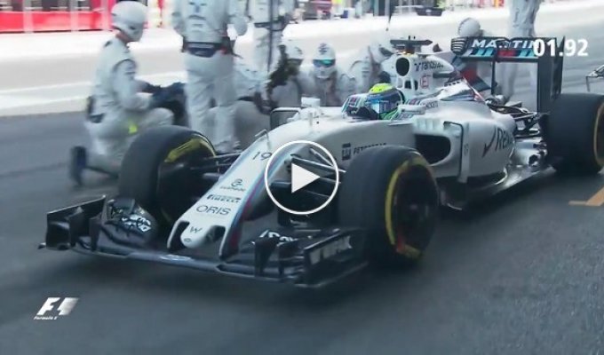 Быстрейший пит-стоп Williams на Гран-при Европы Формулы-1 в Баку
