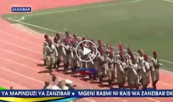 Военный парад в Занзибаре