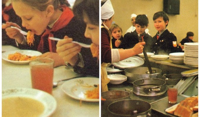 Вкус детства: чем нас кормили в школьных столовых (14 фото)