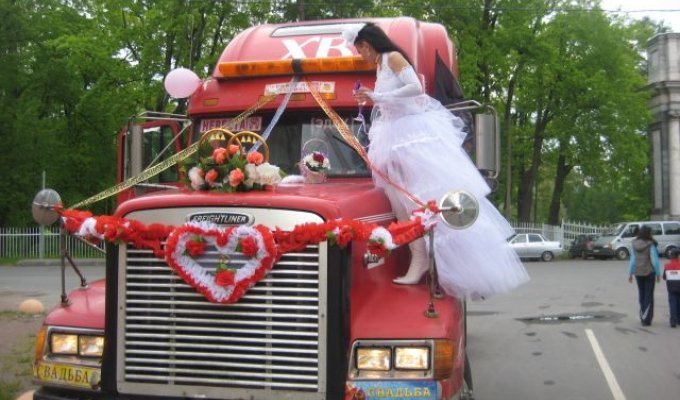 Свадьба дальнобойщика (25 фото)